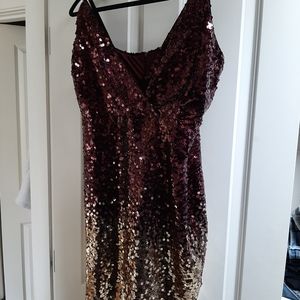 Ombre Style Sequin Cocktail dress